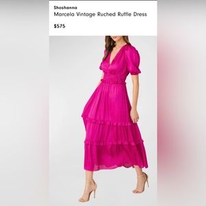 Soshana ‘Marcela’ vintage satin dress.